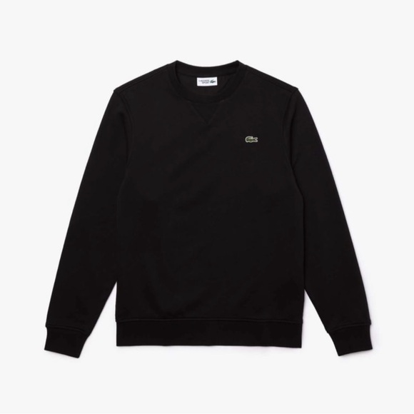 Lacoste Men's SPORT Cotton Blend Fleece Sweatshirt Men's Black